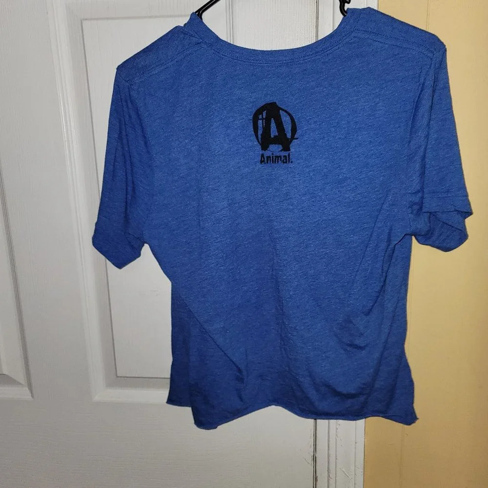 Animal blue crop tee - Picture 2 of 2